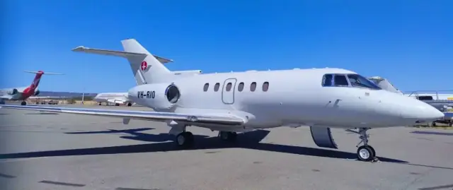 Red Dot Air Ambulance Raytheon Hawker 800XP VH-RIO